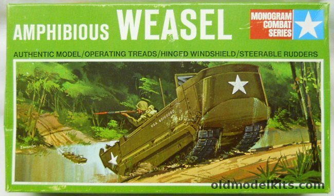 Monogram 1/35 Amphibious Weasel - US Army M-29C Personnel and Cargo Carrier, PM156-100 plastic model kit